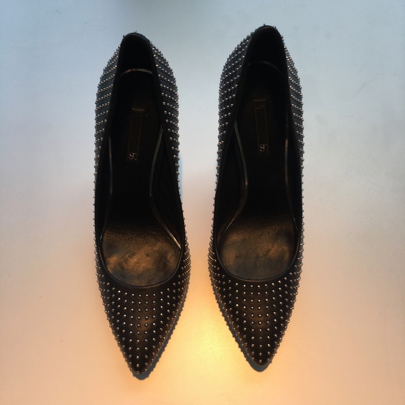 Supertrash Pia Studded Heeled Court Shoes - Picture 2 of 8
